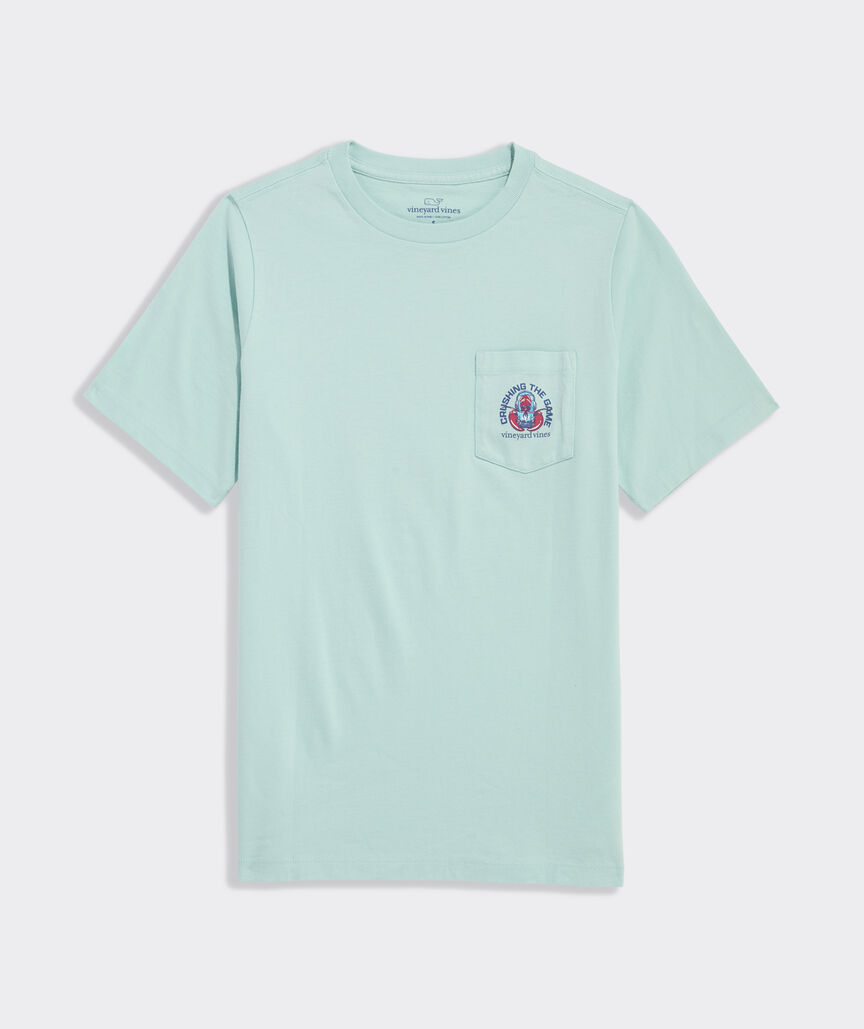 Boys' Crushing The Game Lobster Short-Sleeve Pocket Tee