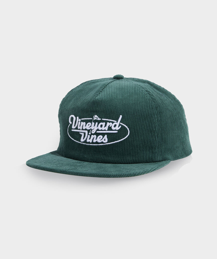 Golf Logo Corduroy 5-Panel Hat