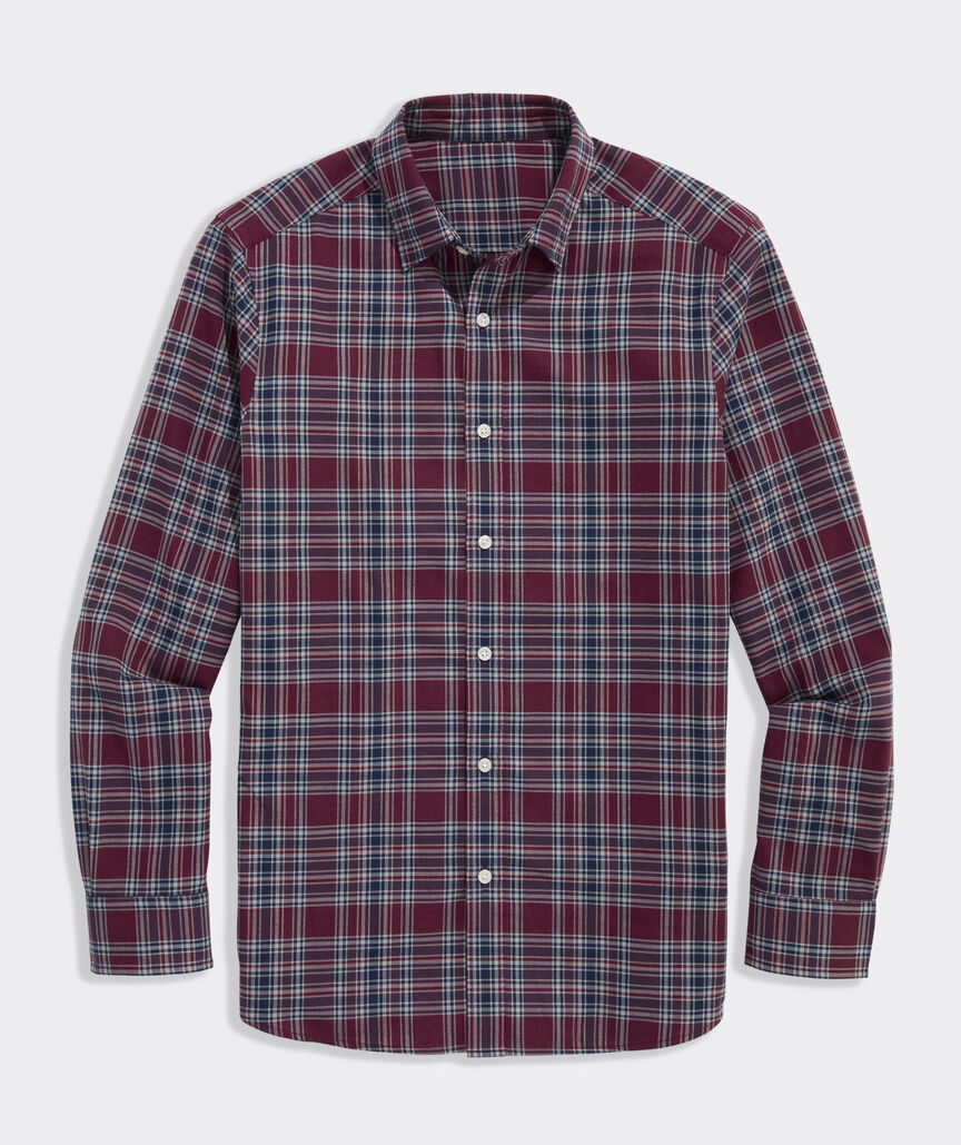 Performance Brushed Tech Twill Sherburne Plaid Shirt
