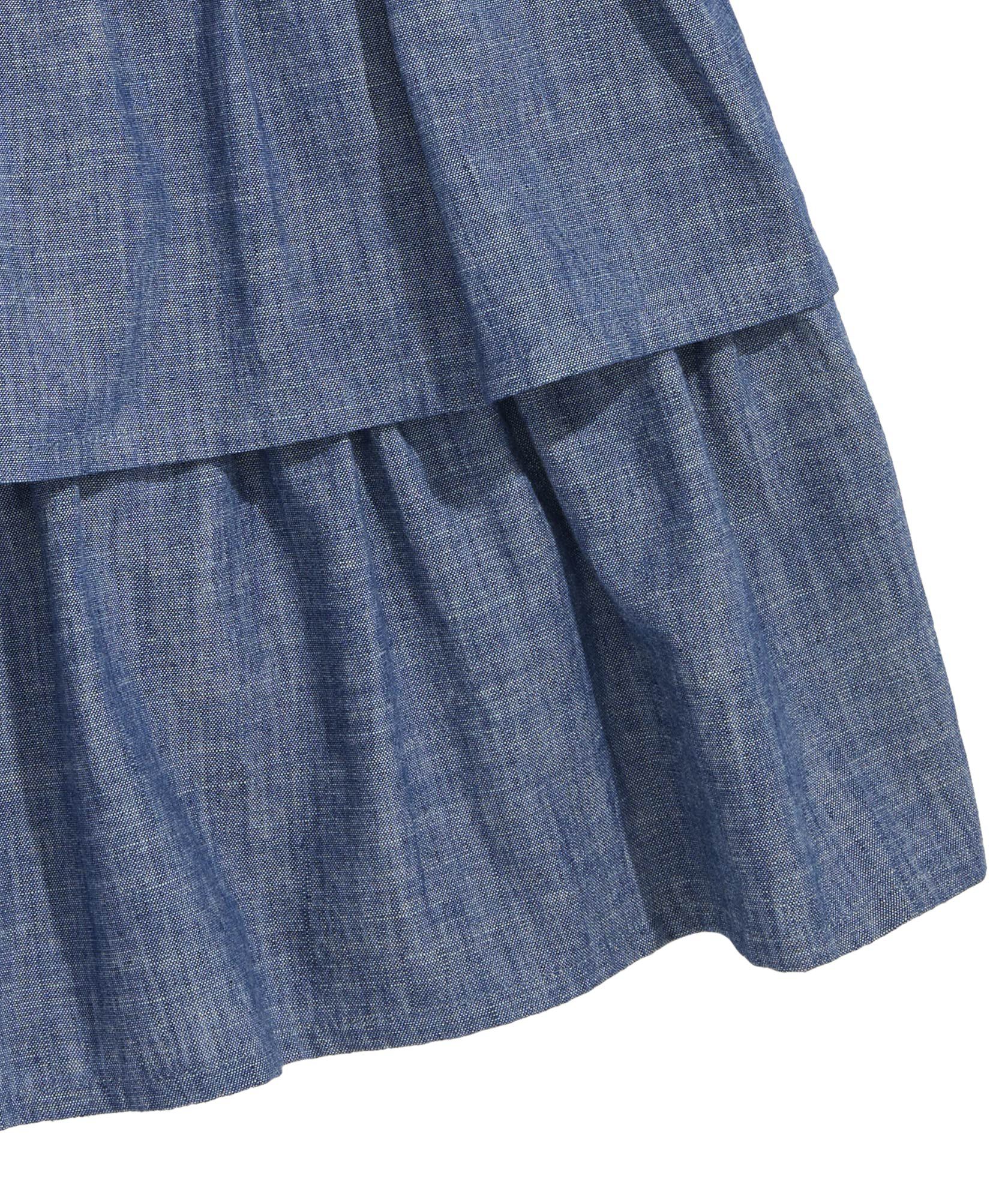 OUTLET Girls' Mixed Media Sweatshirt Dress