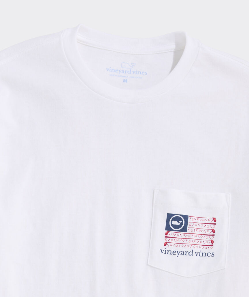 Americana Golf Flag Short-Sleeve Pocket Tee