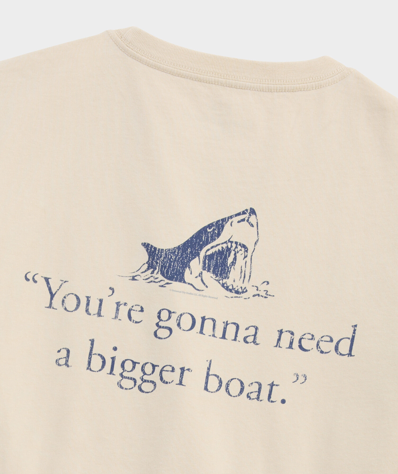 JAWS x vineyard vines Bigger Boat Short-Sleeve Pocket Tee