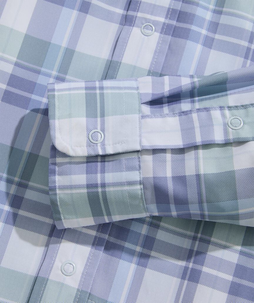 Performance Tidepool Plaid Harbor Shirt
