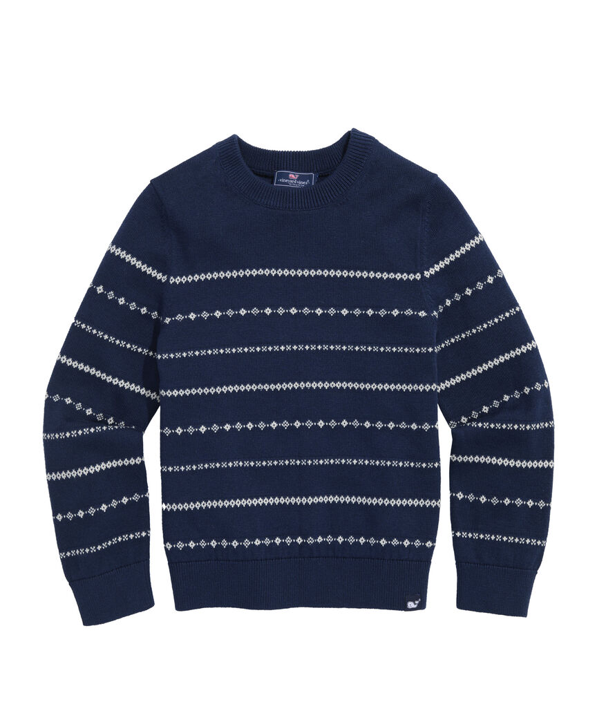 OUTLET Boys' Après Fair Isle Crewneck Sweater