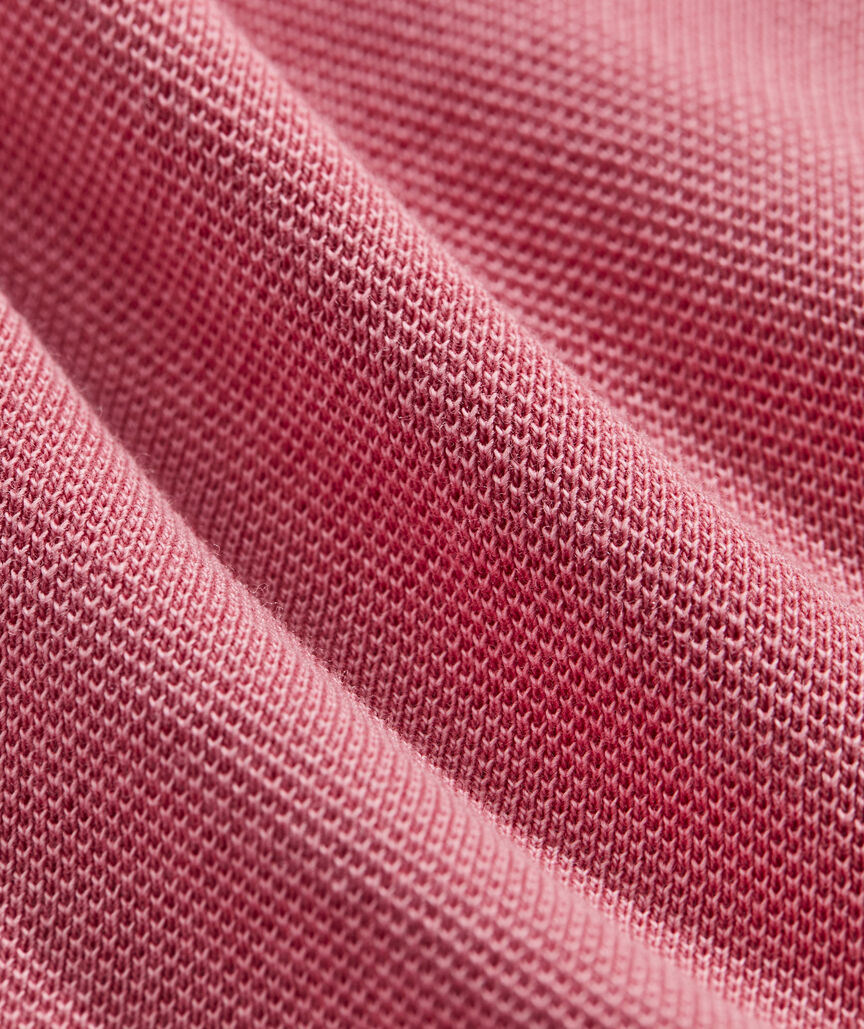 Boys' Lived-In Long-Sleeve Pique Polo