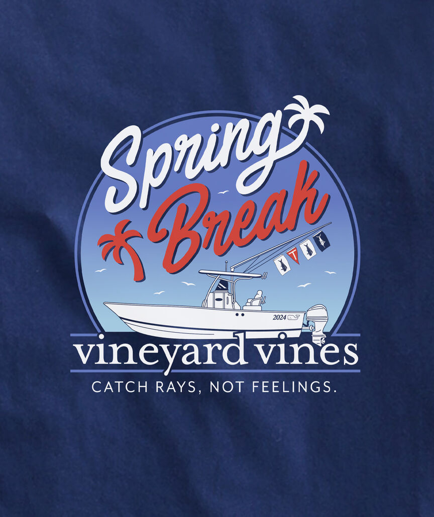 Catch Rays Spring Break Short Sleeve Pocket Tee