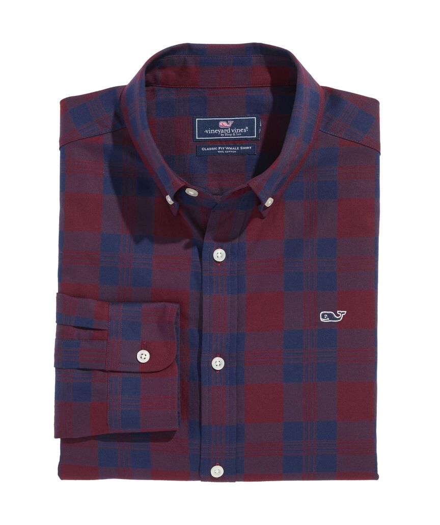 OUTLET Twill Plaid Shirt