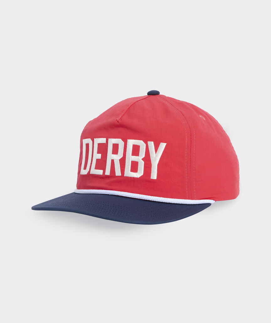 Kentucky Derby Flat Brim Hat