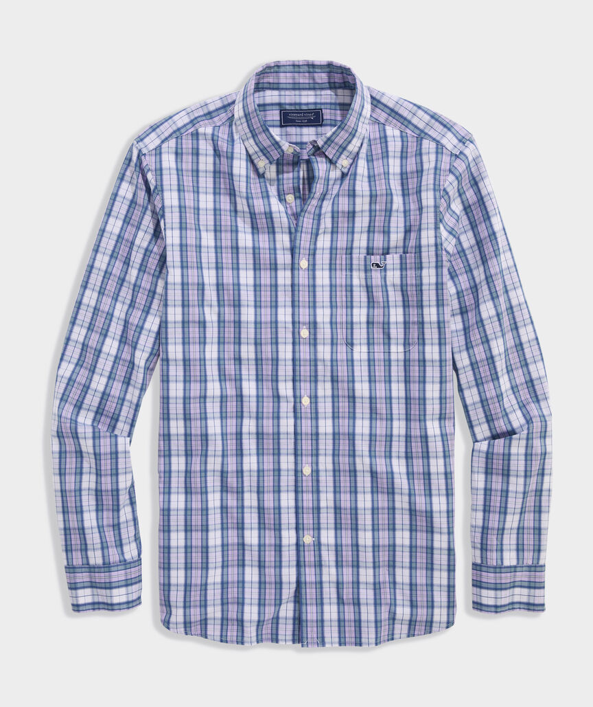Washashore Plaid Perfect Wash Poplin Shirt