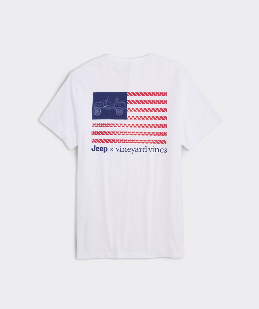 Jeep® Collection VV Flag Short-Sleeve Pocket Tee