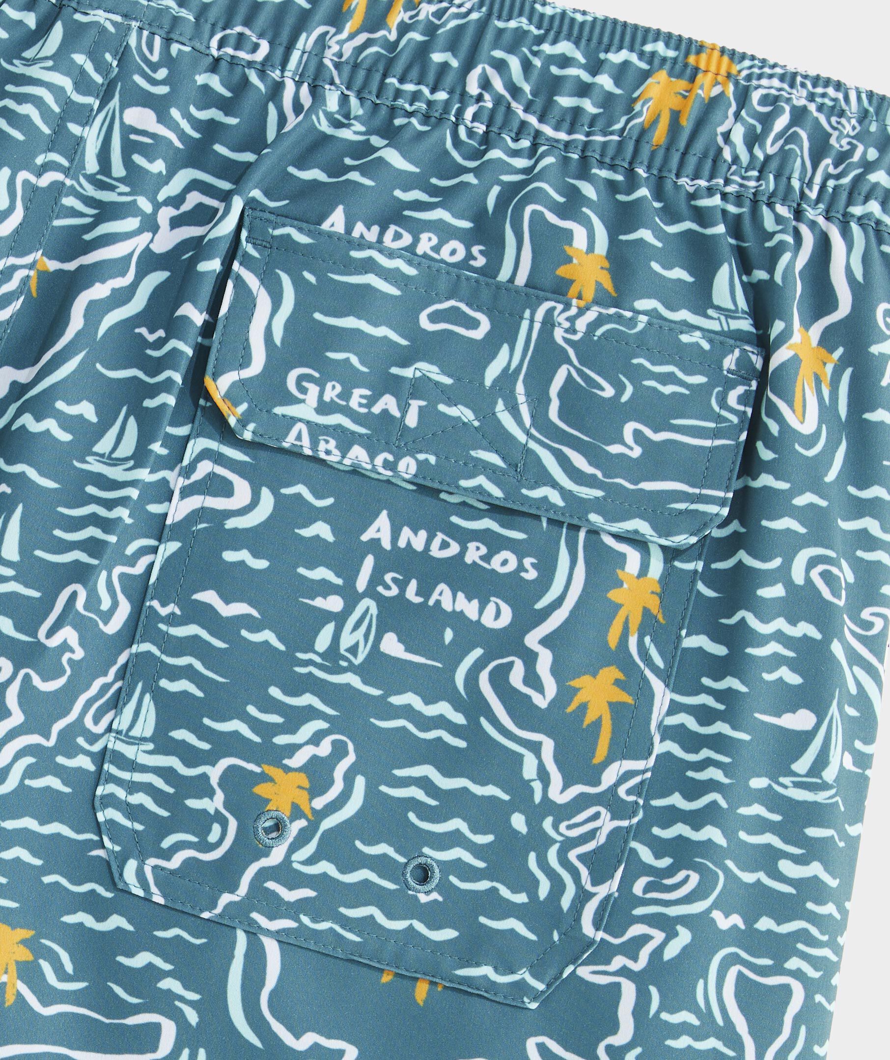 (取寄) ヴィンヤードヴァインズ メンズ 7 プリンテッド パイプド チャッピー トランクス Vineyard Vines men 7