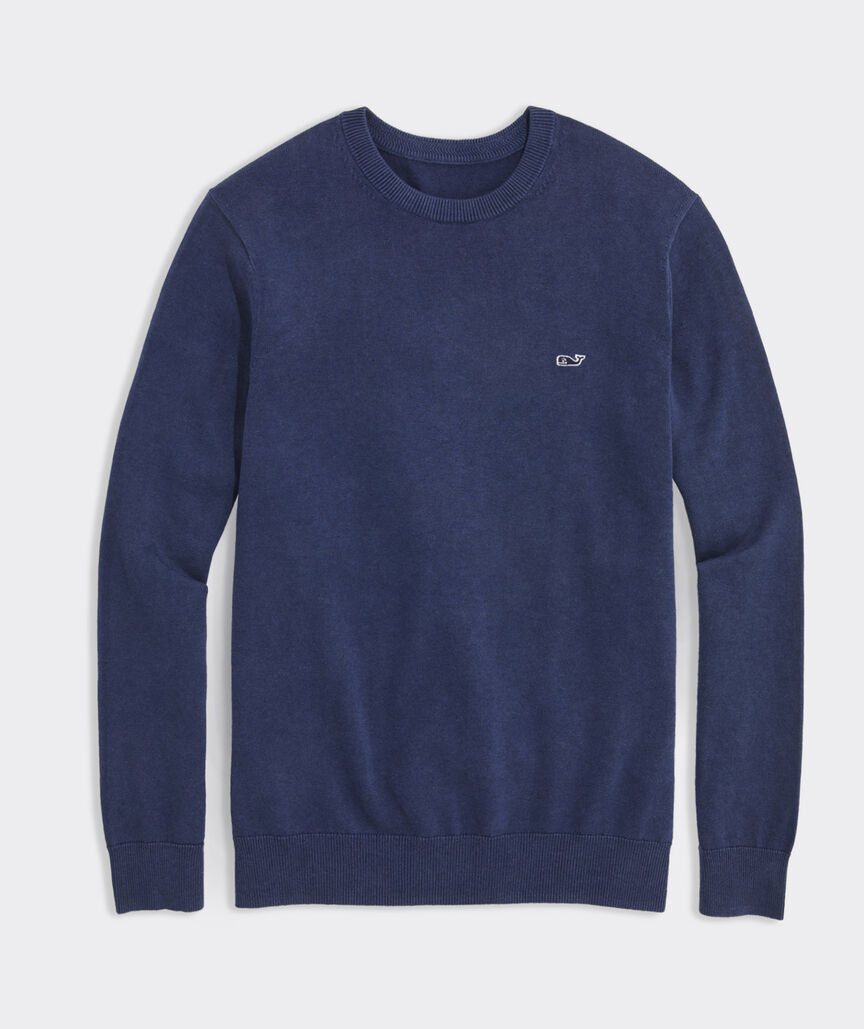 Garment-Dyed Cotton Crewneck