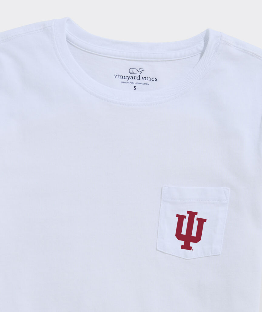Indiana University Boys' Football Whale Short-Sleeve Pocket Tee