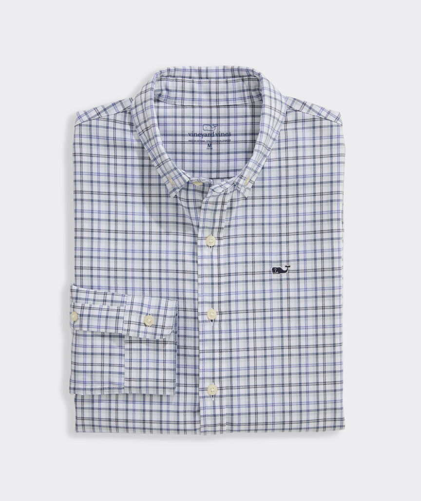 Boys' Plaid Oxford Shirt