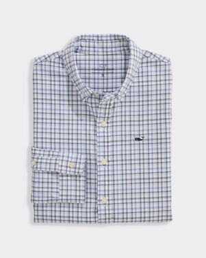 Boys' Plaid Oxford Shirt