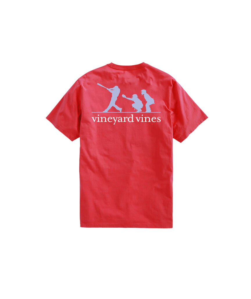 OUTLET Baseball Silhouette Short-Sleeve Pocket Tee