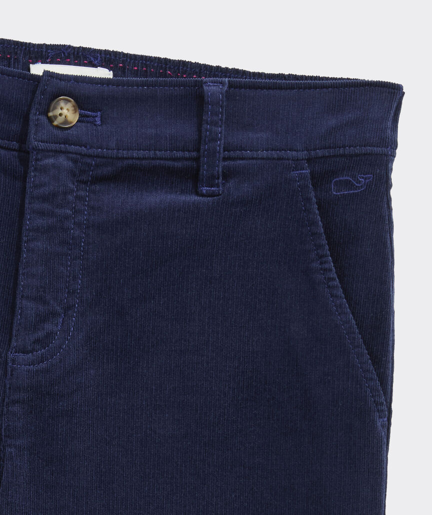 Girls' Wide Leg Corduroy Pants