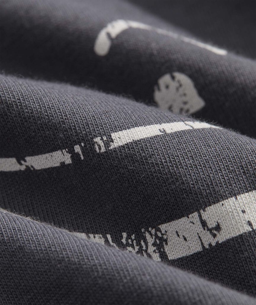 Vintage Whale Long-Sleeve Hoodie Tee