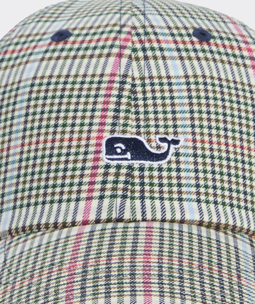 Plaid Wool Baseball Hat