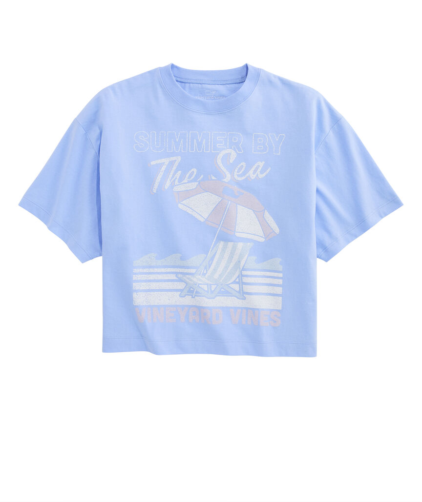 OUTLET Summer By The Sea Short-Sleeve Boxy Tee