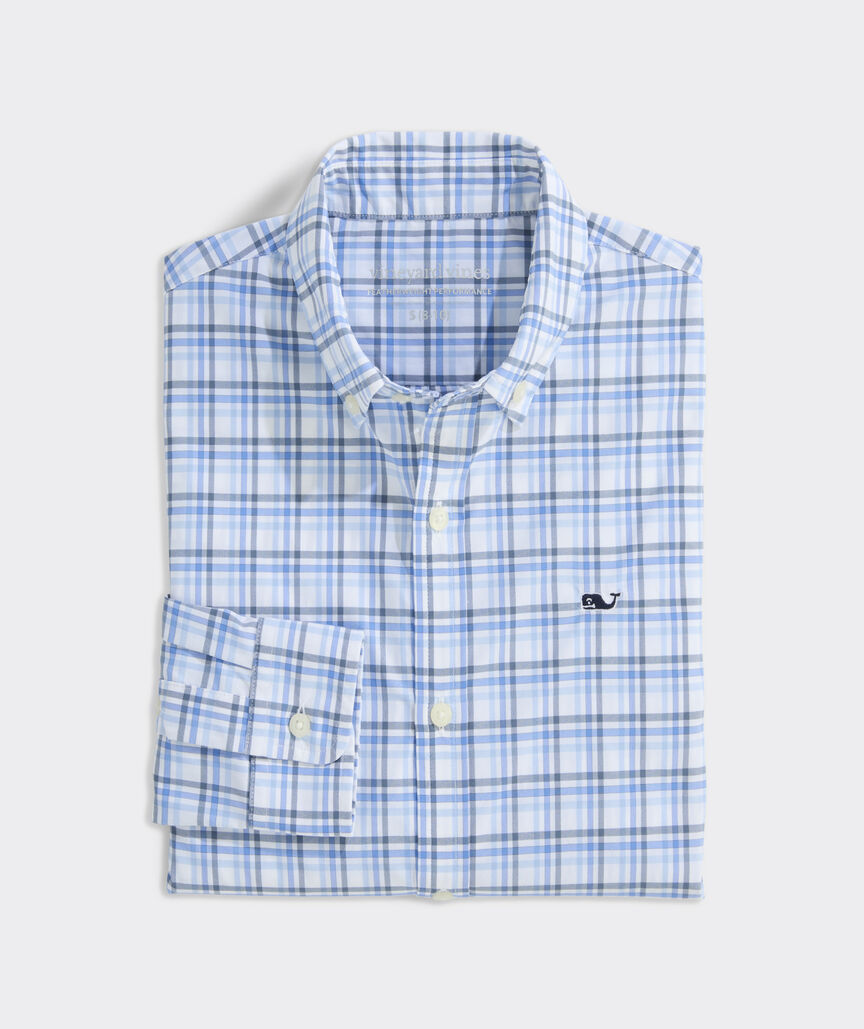 Boys' Callwood Plaid Featherweight Performance Shirt