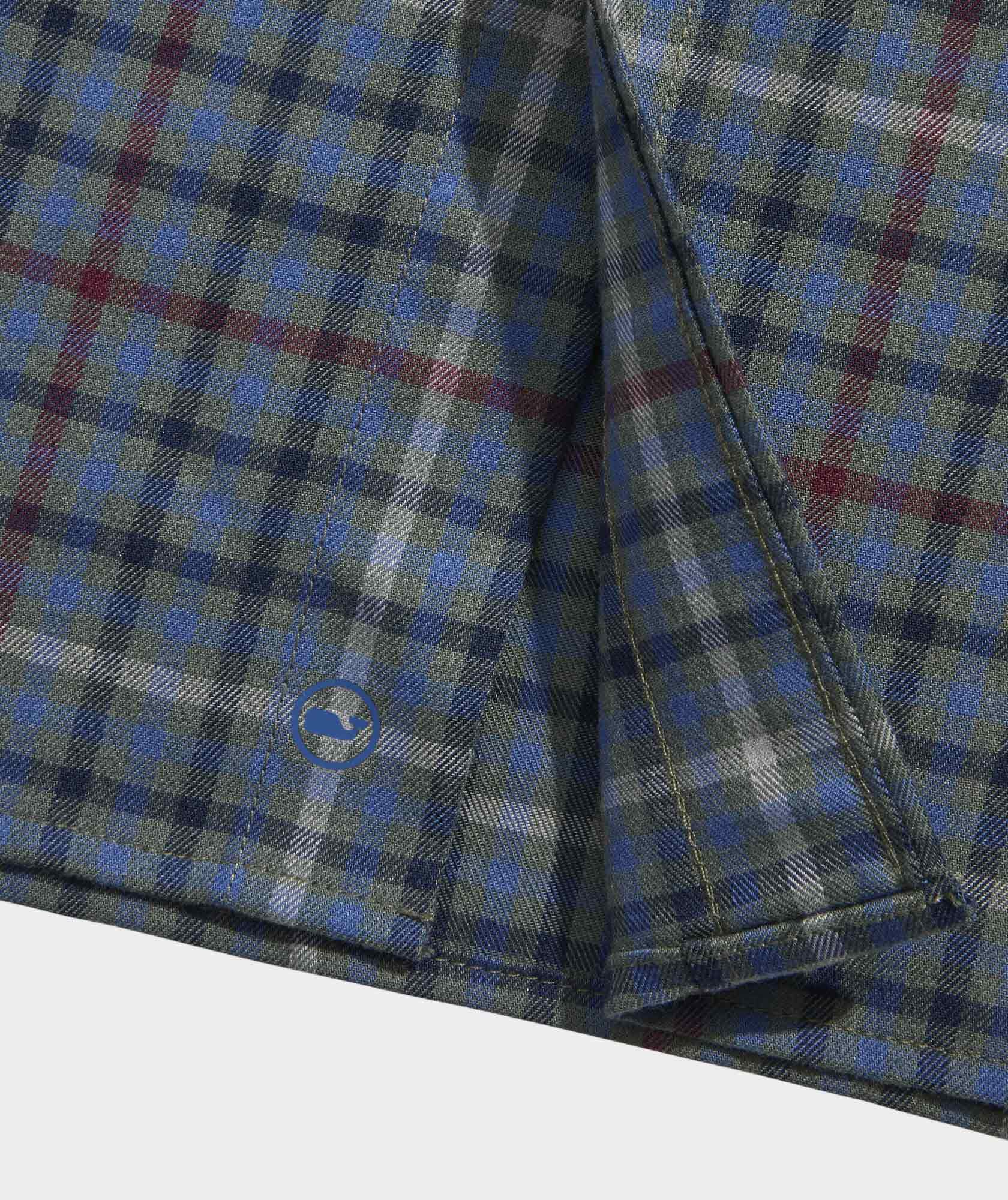 Performance Brushed Tech Twill Madaket Tattersall Shirt