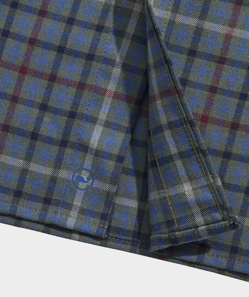 Performance Brushed Tech Twill Madaket Tattersall Shirt