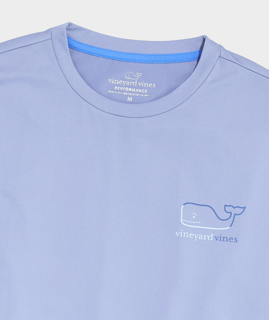 Performance Burgee Whale Short-Sleeve Harbor Tee