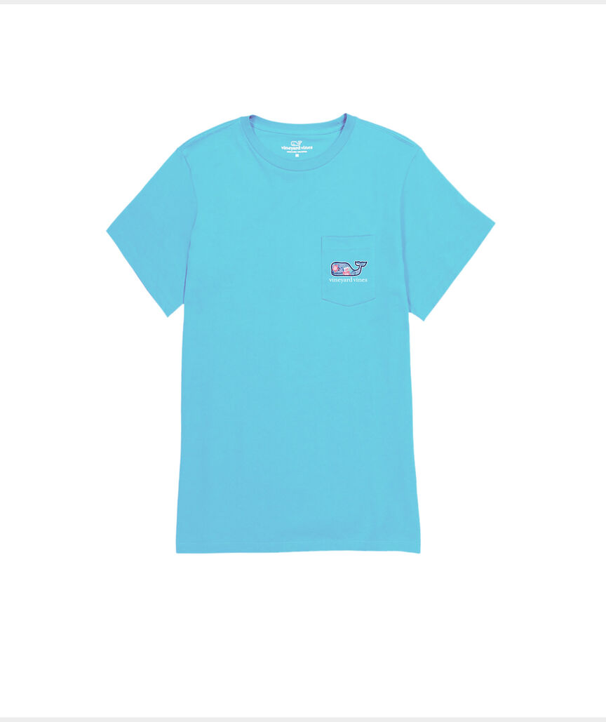 OUTLET Vintage Chappy Floral Whale Short-Sleeve Pocket Tee