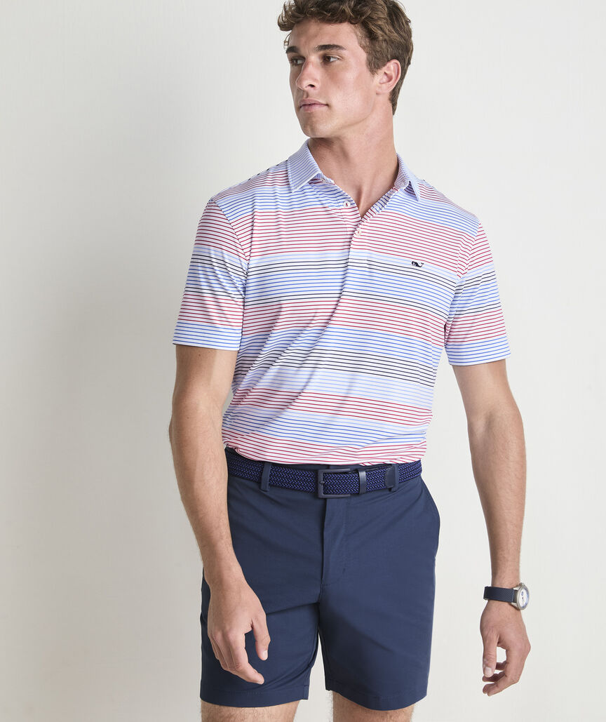 Performance Harborview Stripe Sankaty Polo
