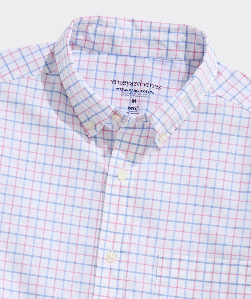 Performance Cotton Morada Bay Tattersall Shirt