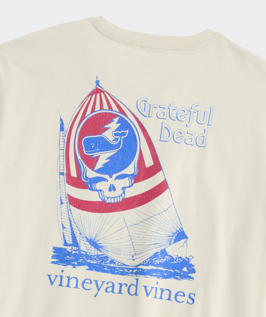 Grateful Dead x vineyard vines USA Sail Short-Sleeve Pocket Tee