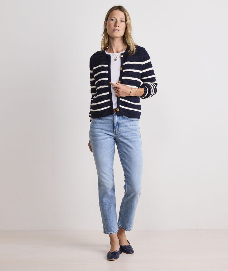 Cotton Texture Cardigan