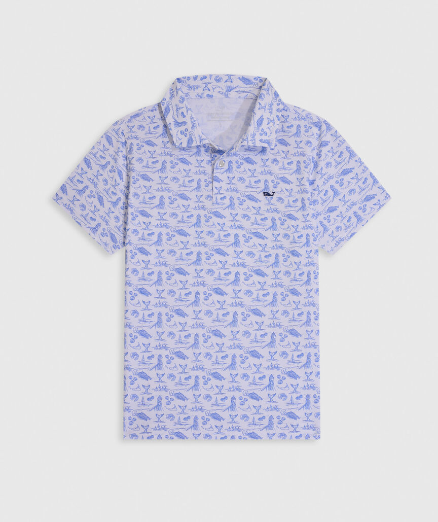 OUTLET Boys' Performance Nantucket Icons Polo