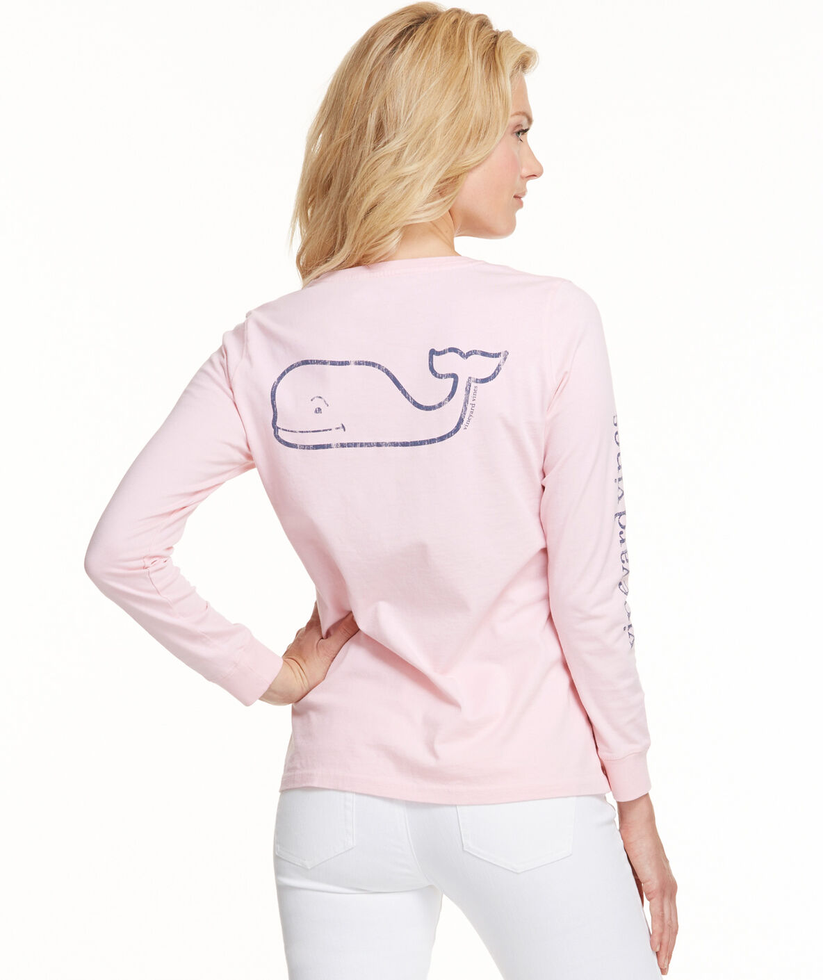 Shop Long-Sleeve Whale Pocket Graphic Tee at vineyard vines
