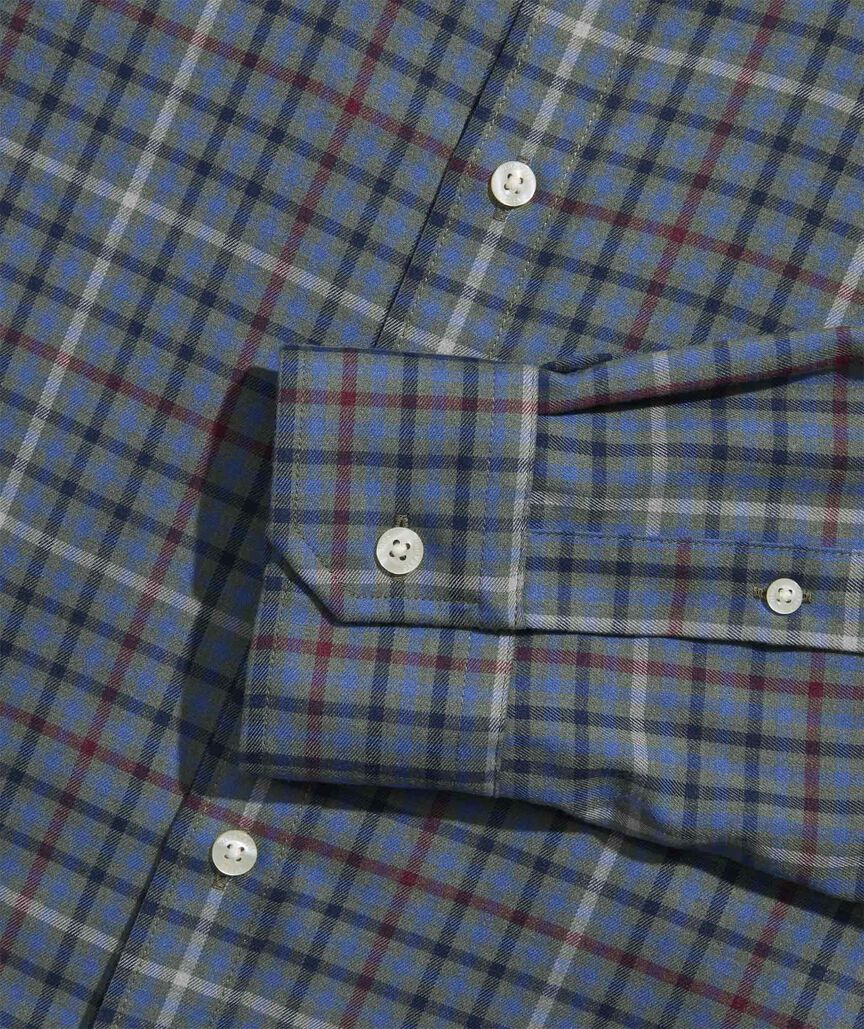 Performance Brushed Tech Twill Madaket Tattersall Shirt