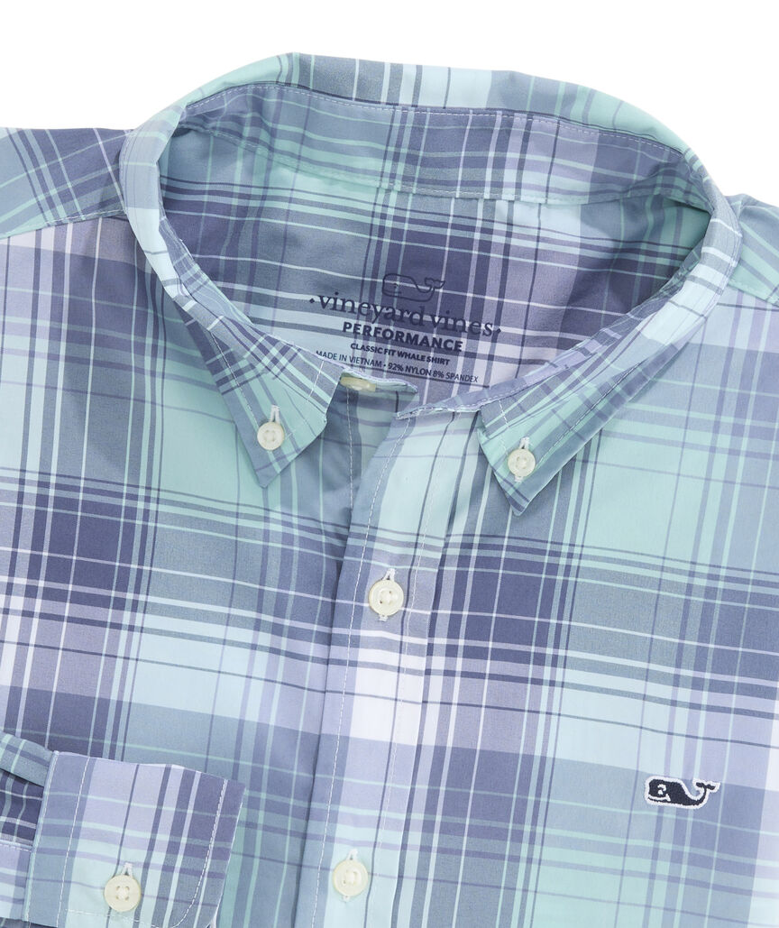 OUTLET Performance Plaid Shirt