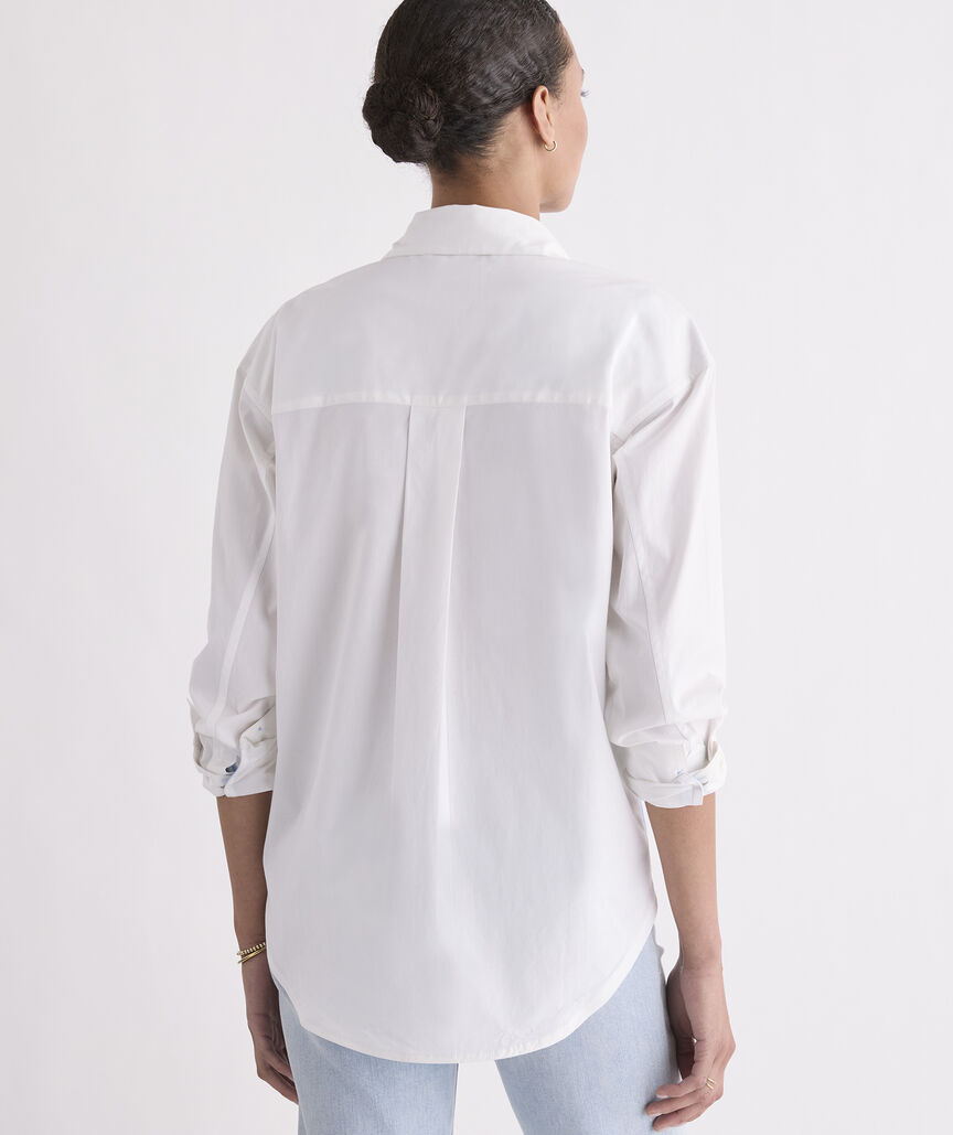 Birdie Grosgrain Button-Down