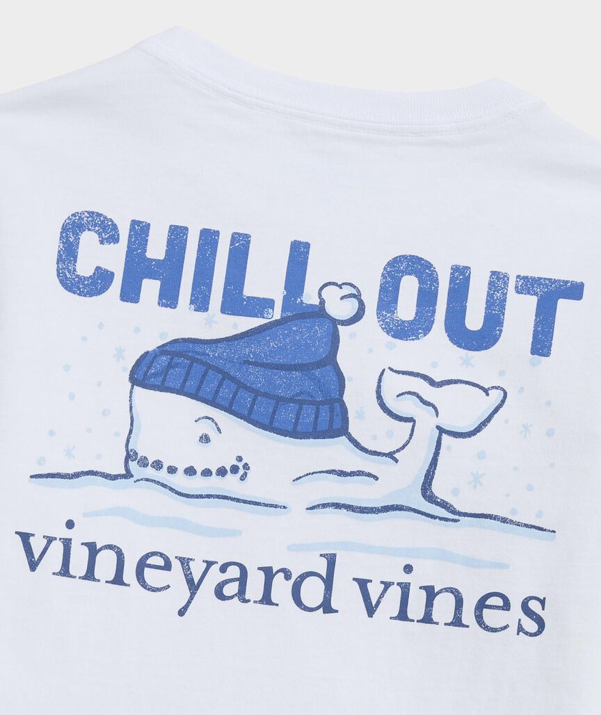 Boys Chill Out Long-Sleeve Pocket Tee