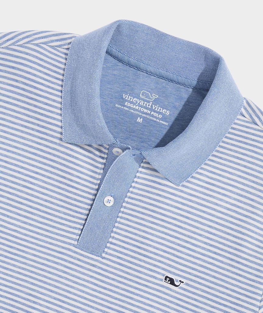 Striped Edgartown Pique Polo