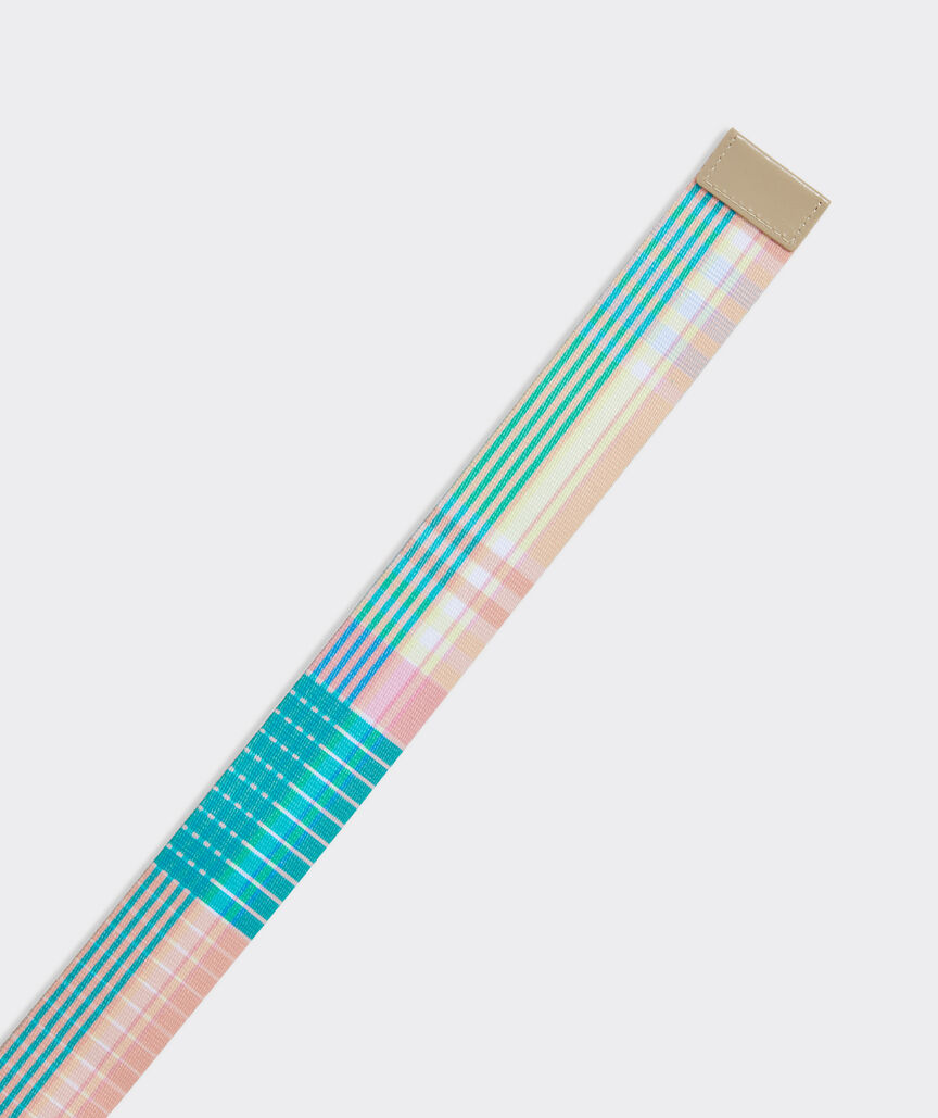 Punch Plaid D-Ring Belt