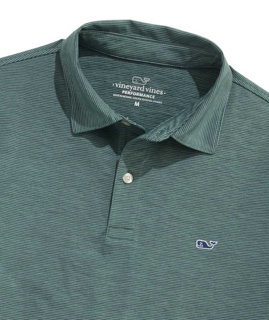 OUTLET St. Jean Stripe Performance Polo
