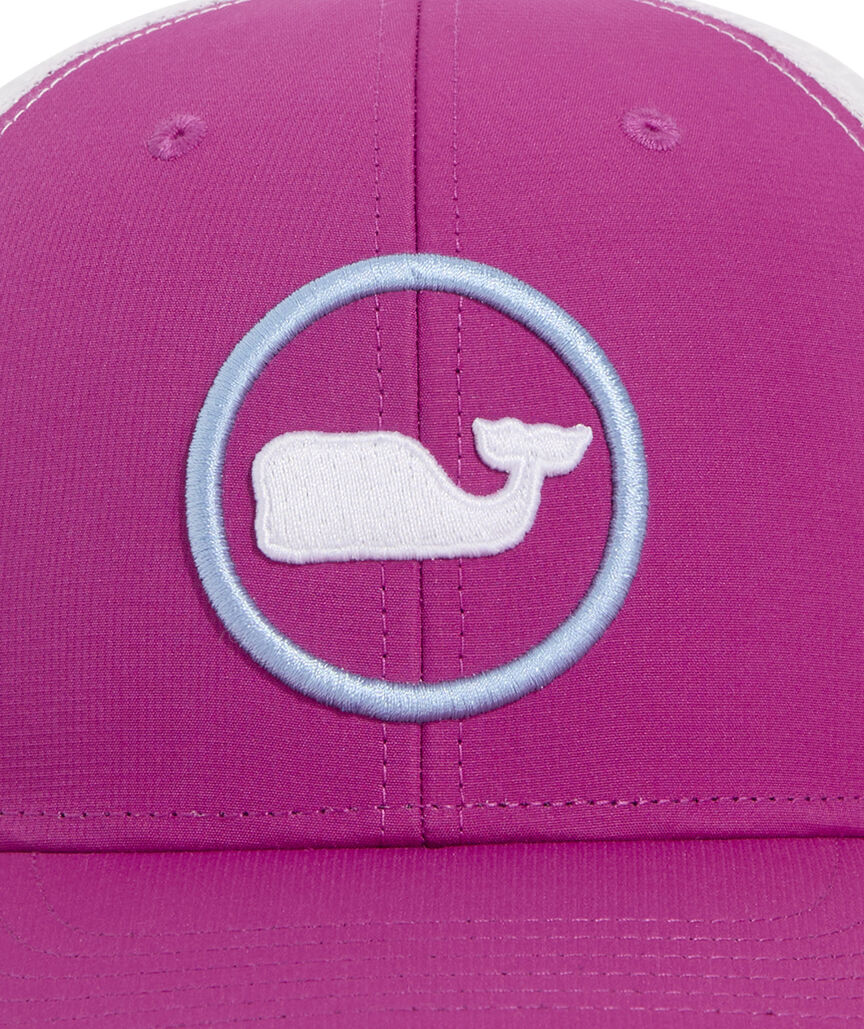 OUTLET Women's Whale Dot Performance Trucker Hat
