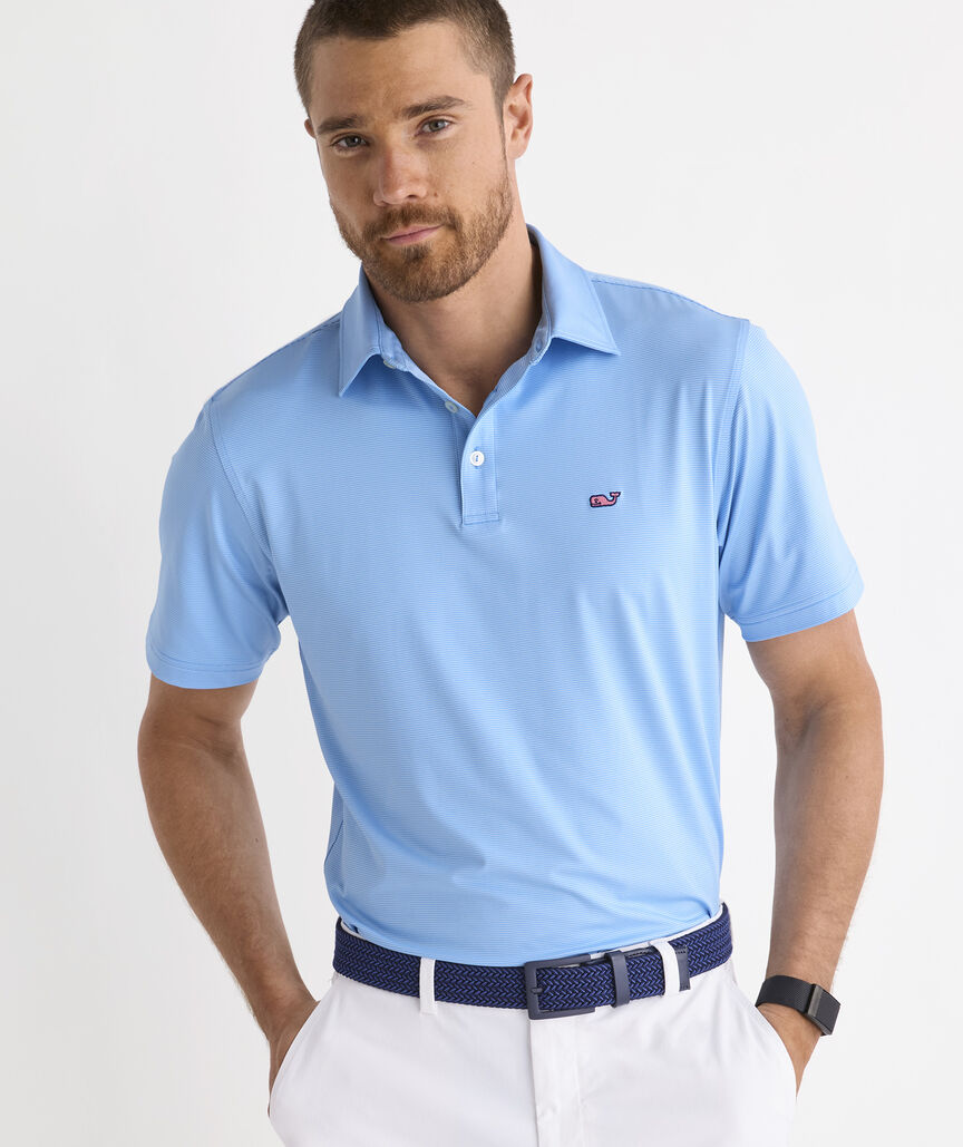 Anegada Stripe Sankaty Performance Polo
