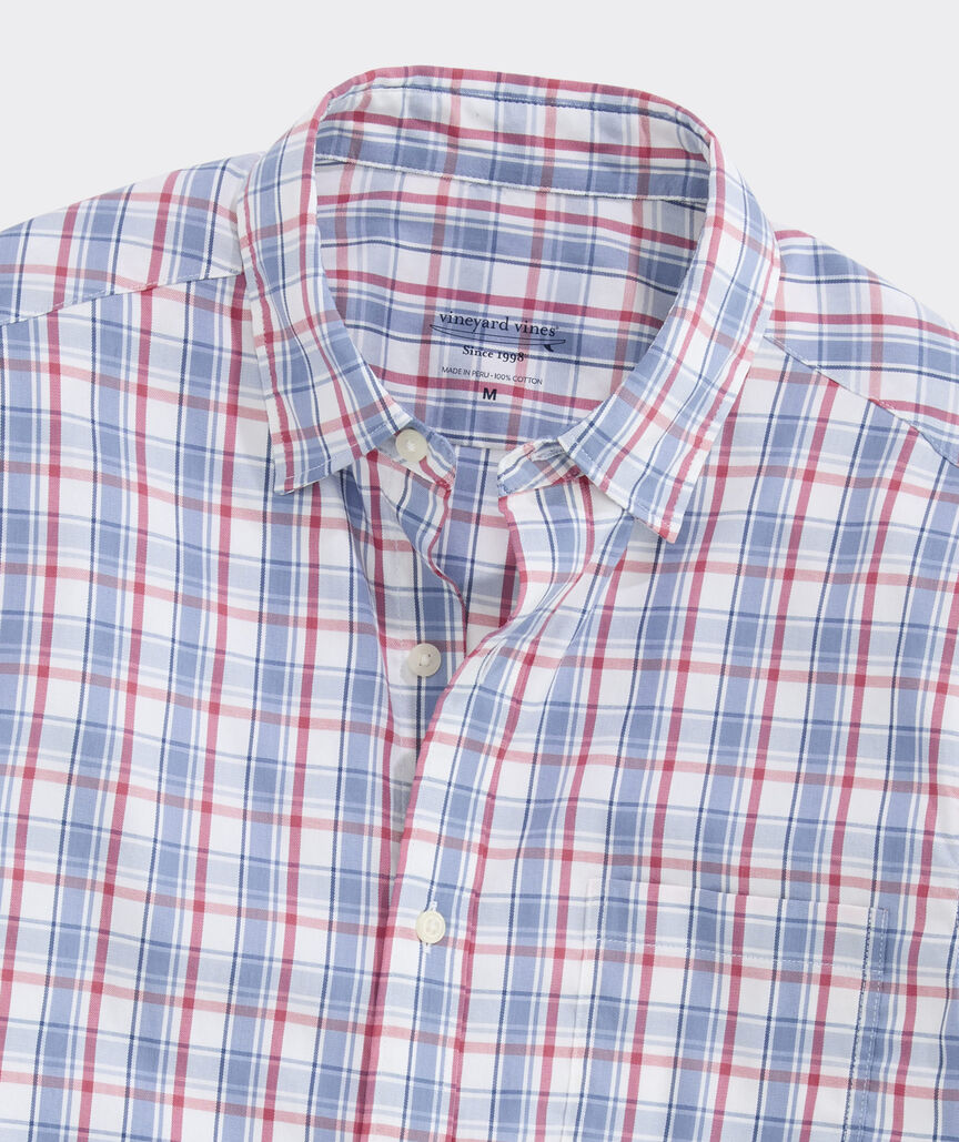Performance Higgs Beach Plaid Sundown Shirt