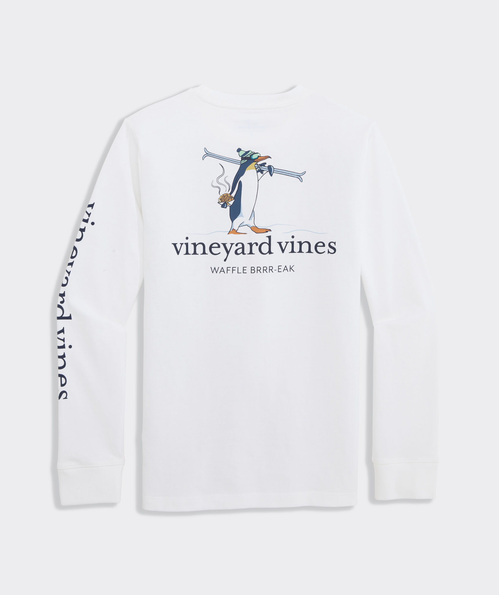 Shop Boys Waffle Brrr-eak Long-Sleeve Pocket Tee at vineyard vines