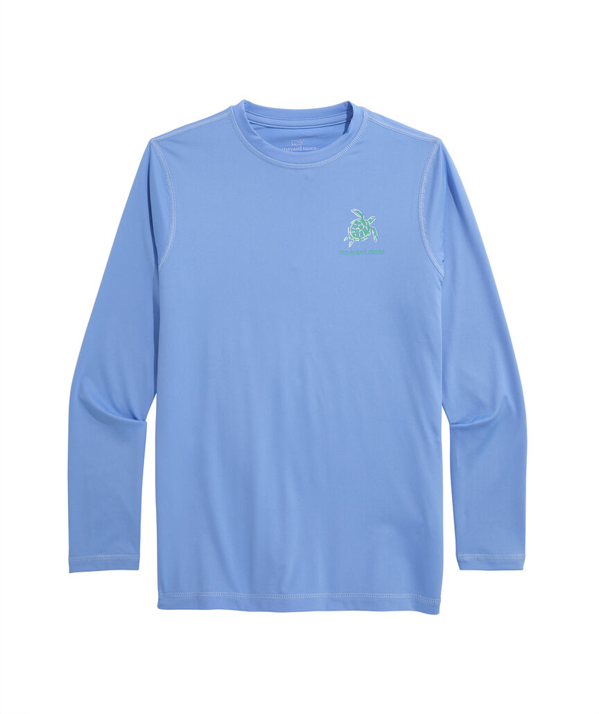 OUTLET Kids' Long-Sleeve Hope Scenic Turtle Rashguard
