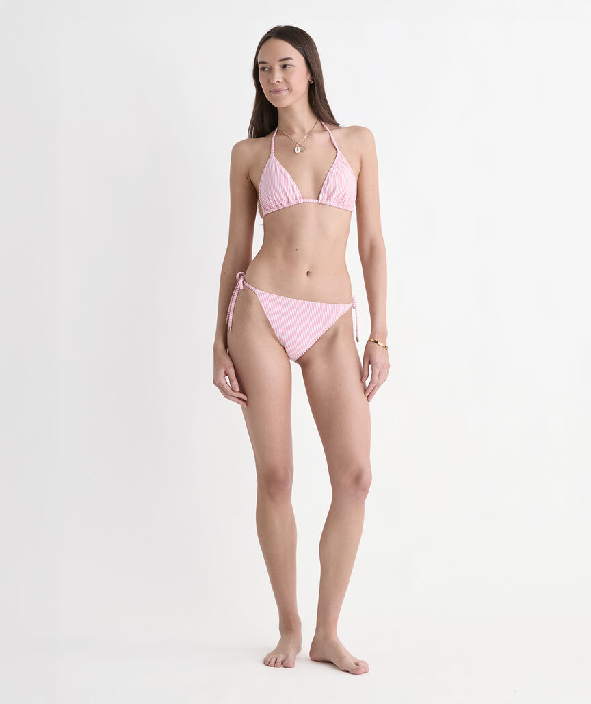Seagrove Seersucker String Bikini Bottom