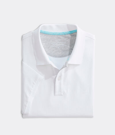 Vineyard Vines Men's Custom Edgartown Polo Shirt (White) (Size: XS)
