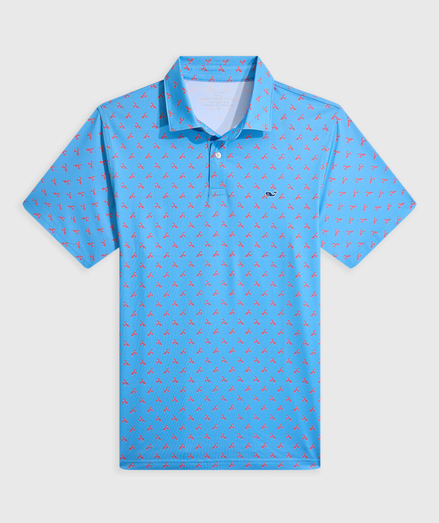 OUTLET Tossed Lobsters Performance Polo